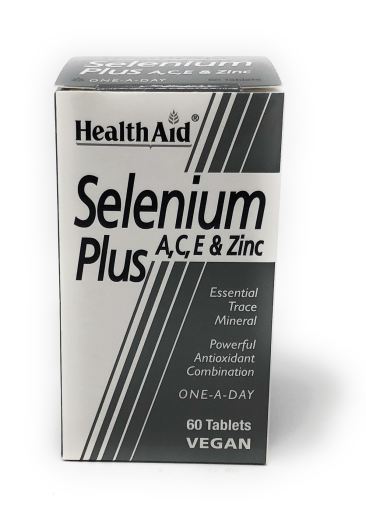 Além disso Selenium A, C, E e zinco 60COMP. Health Aid