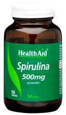 Espirulina 500 mg derivado de ervas selvagens 60 comprimidos