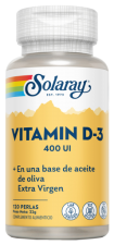 Vitamina D 400UI 120 pérolas