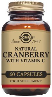 Cranberry com vitamina C 60 cápsulas vegetais