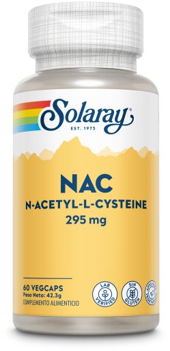 NAC 295 mg 60 Cápsulas Vegetais