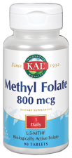 Metil Folato 800 Mcg 90 Comprimidos