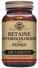 Cloridrato de betaína com pepsina 100 comprimidos