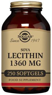 Pérolas de lecitina de soja 1360 mg