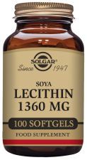 Pérolas de lecitina de soja 1360 mg
