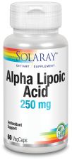 Ácido alfa-lipóico 250 mg 60 cápsulas vegetais
