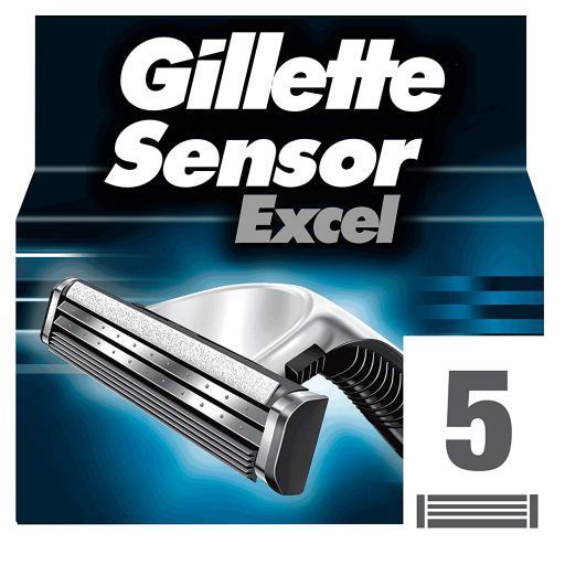 Lâminas de barbear com sensor Excel 5 unidades
