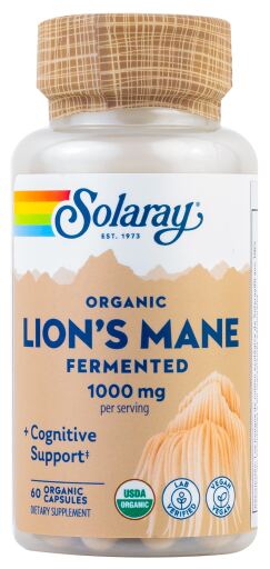 Lion&#39;s Mane 500 mg 60 cápsulas vegetais