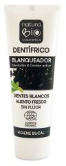Creme dental Whitening Mint Bio &amp; Carbon ativo sem Fluor 75 ml