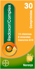 Comprimidos efervescentes do complexo de vitamina Redoxon
