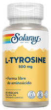 L-tirosina 500 mg 50 cápsulas vegetais