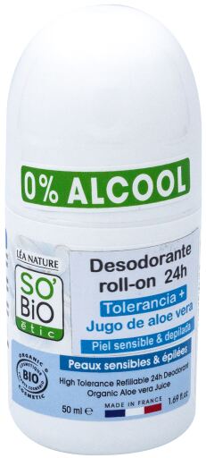 Tolerância + Desodorante 24H Aloe Vera Bio 50 ml