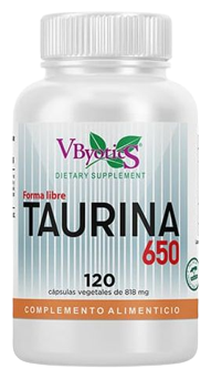 Taurina 650 mg 120 Cápsulas