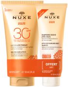 Sun Duo Sun Milk FPS 30 e shampoo gel de banho pós-sol 2 peças